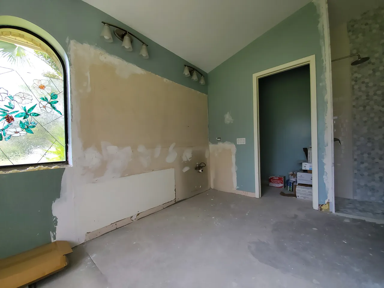 Spa master bathroom remodel — before and after — before