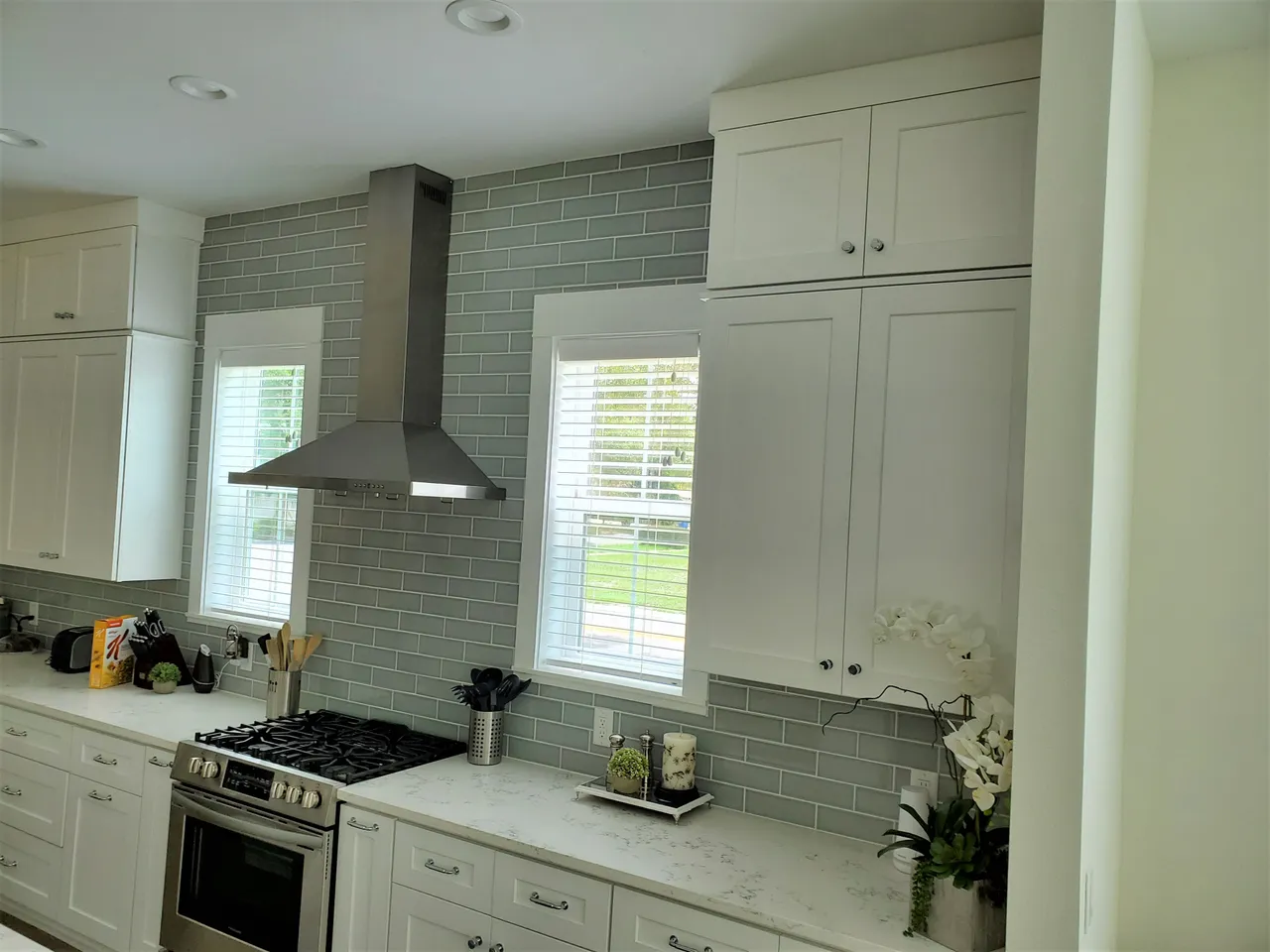 Transitional kitchen remodel — before and after — after